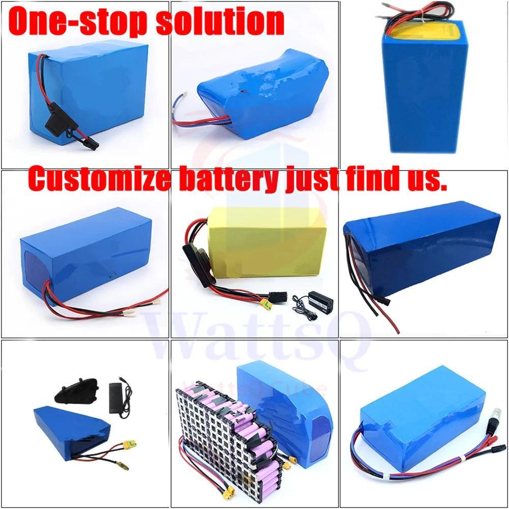 waterproof lithium 60V 120AH li ion battery With BMS for 3500W 6000W