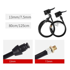 1x Bicycle Air Pump Extension Tube Pump Hot Sale Bicycle Hose Air Pump
