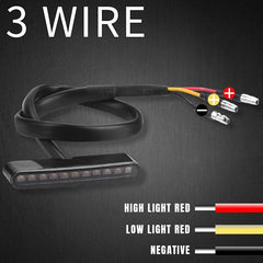 Motorcycle Tail Light LED Motorbike Rear Brake Lamp Stop Brake Light