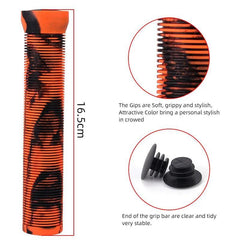 Rubber Bicycle Handlebar Grips Non-slip Mtb Cuffs Lengthening and