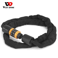 WEST BIKING Anti-theft MTB Road Bike Password Lock Portable Safety