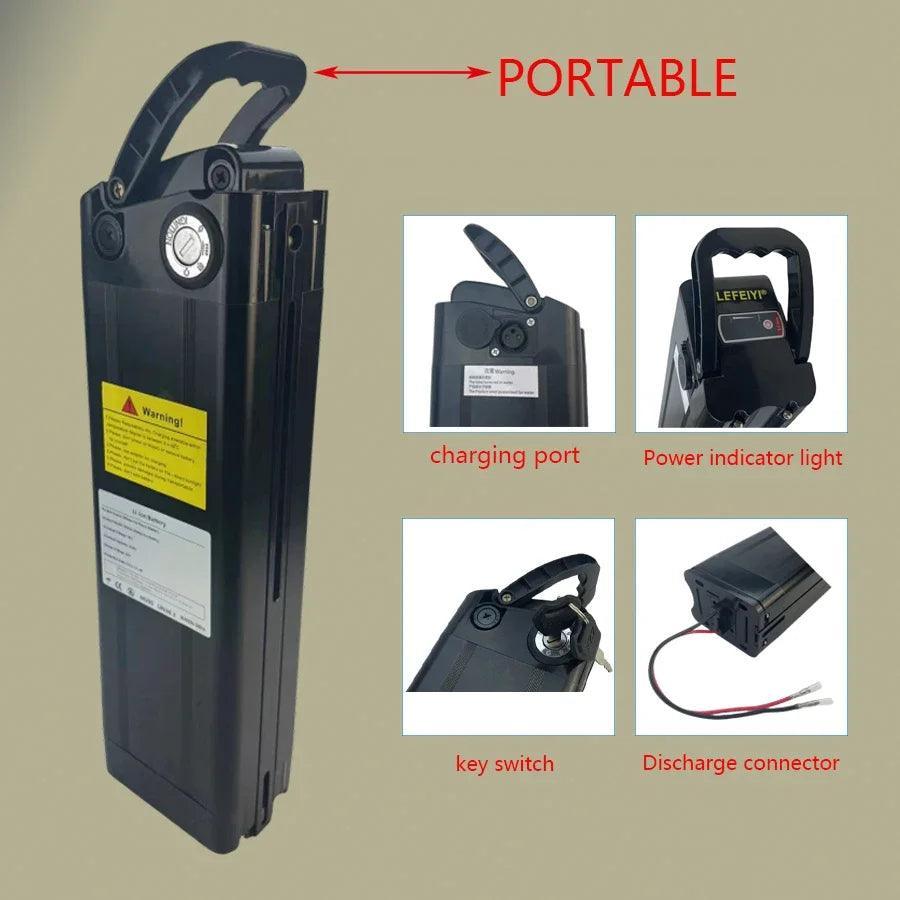 48V 30000mAh lithium-ion battery pack 20Ah suitable for silver fish