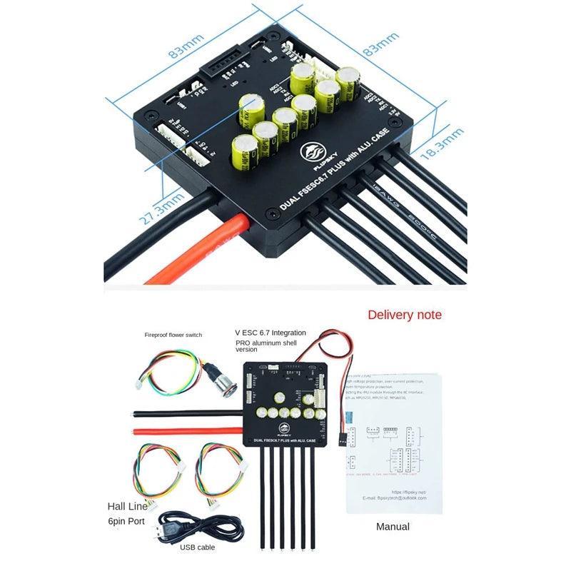 Flipsky V6.7Pro 200A Dual Drive High Current PCB Based On VESC For