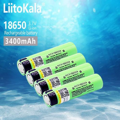 Hot LiitoKala New Original NCR18650B 34B 3.7V 18650 3400mAh