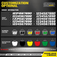 PowerZone Custom Team Graphics Background Stickers Kits For Surron