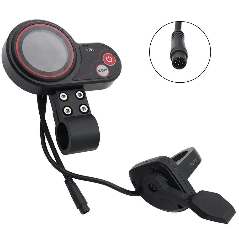 Electric Scooter LCD Display Control Panel WithThumb Throttle For