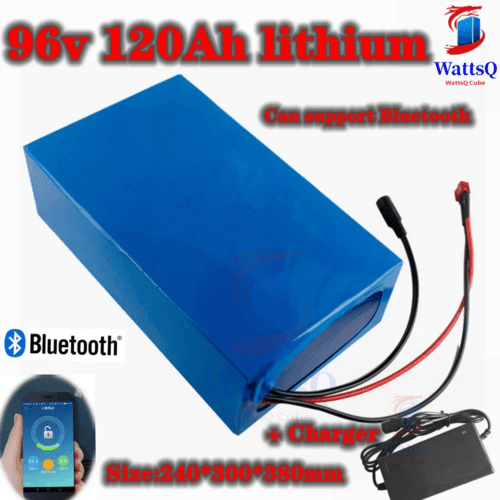 96v 120ah Lithium Ion Battery Li Ion Bluetooth BMS APP For 5000W Motor