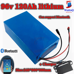 96v 120ah Lithium Ion Battery Li Ion Bluetooth BMS APP For 5000W Motor