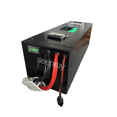 72V 100Ah Li ion With Charger Built-in 220A 340A BMS Lithium Polymer