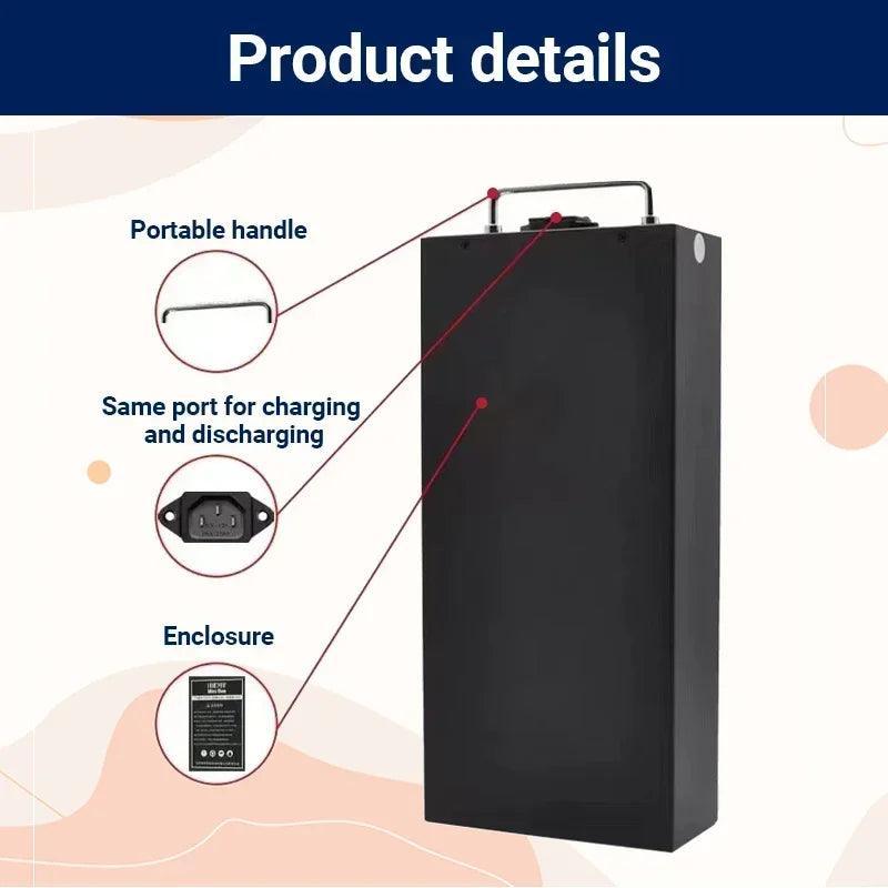 Harley Electric Car Lithium Battery 18650 Battery 60V 50Ah for Two