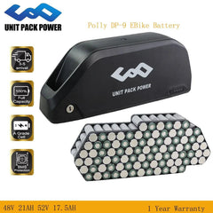 48V 52V Polly DP-9 EBike Battery 36V 21Ah Lithium Ion Batteries 52V