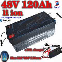 waterproof lithium 48V 120AH li ion battery With BMS for 5000W 7000W