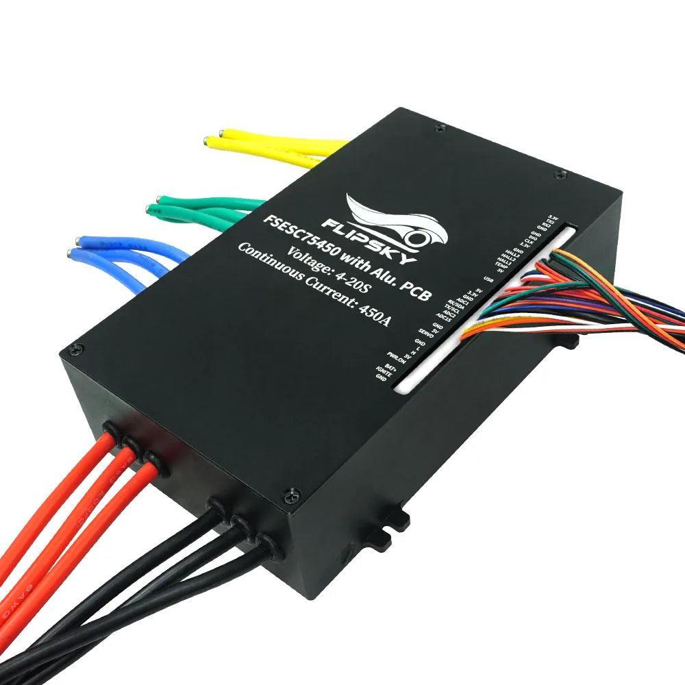 Flipsky Fsesc 75450 84v 450a Esc Base On Vesc With Aluminum Case Water