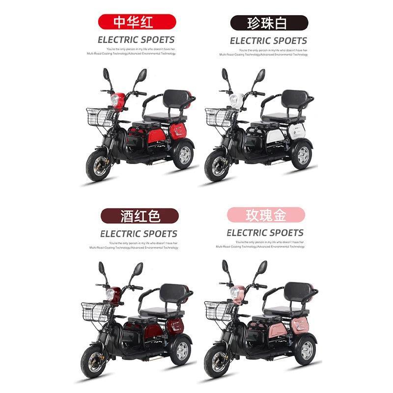 Electric tricycle, household small women's electric scooter, mini