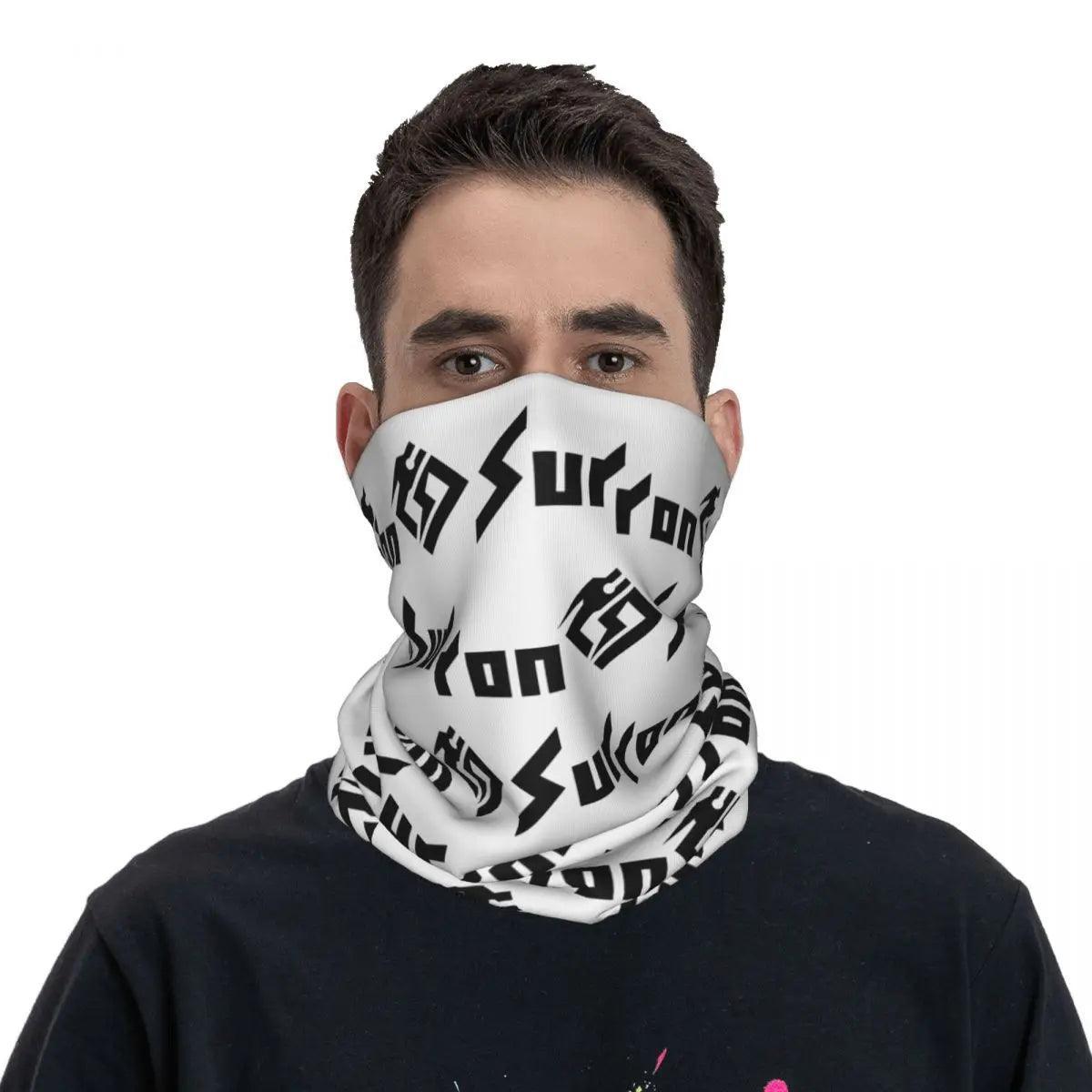 Sur Ron 2 Wht Sticker Motocross Bandana Neck Cover Printed Surron Wrap