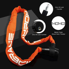 RIDERACE Bicycle Chain Lock Portable Anti-theft High Security MTB