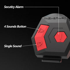 Bike Electronic Horn Bell USB Rechargeable Bicycle Handlebar Cycling