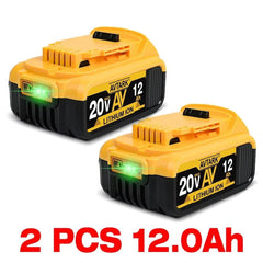 DCB200 20V Battery Compatible with dewalt power Tools 18V 12Ah