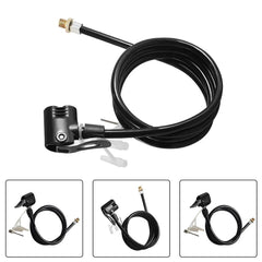 1x Bicycle Air Pump Extension Tube Pump Hot Sale Bicycle Hose Air Pump