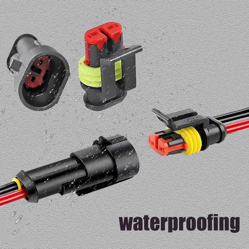 2 Pin Way Plug Waterproof Automotive Car Wire Electrical Connectors
