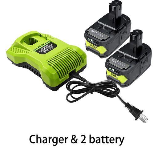 6Ah For RYOBI P108 18V One+ Plus Battery 18 Volt Lithium-Ion Power
