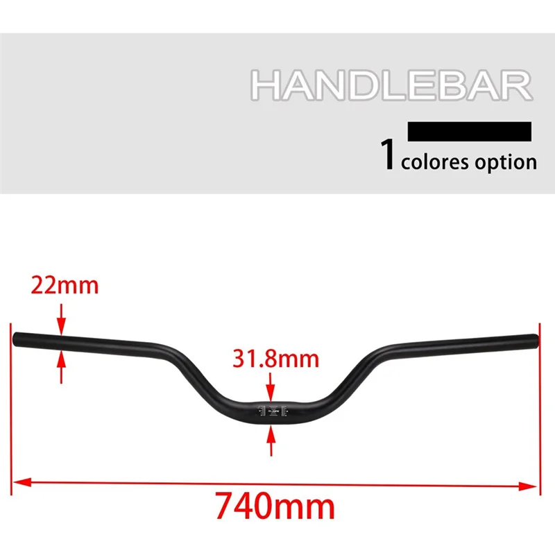 Handle Bar Heightened, Motorcycle Handlebars 7/8 Inch 22mm Aluminum