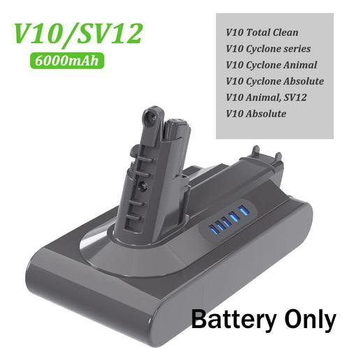 6000mAh for Dyson V6 V7 V8 V10 Rechargeable Bateria SV10 SV11 SV12