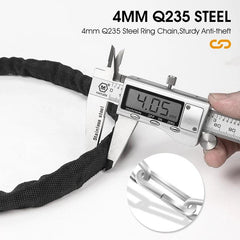 WEST BIKING Anti-theft MTB Road Bike Password Lock Portable Safety