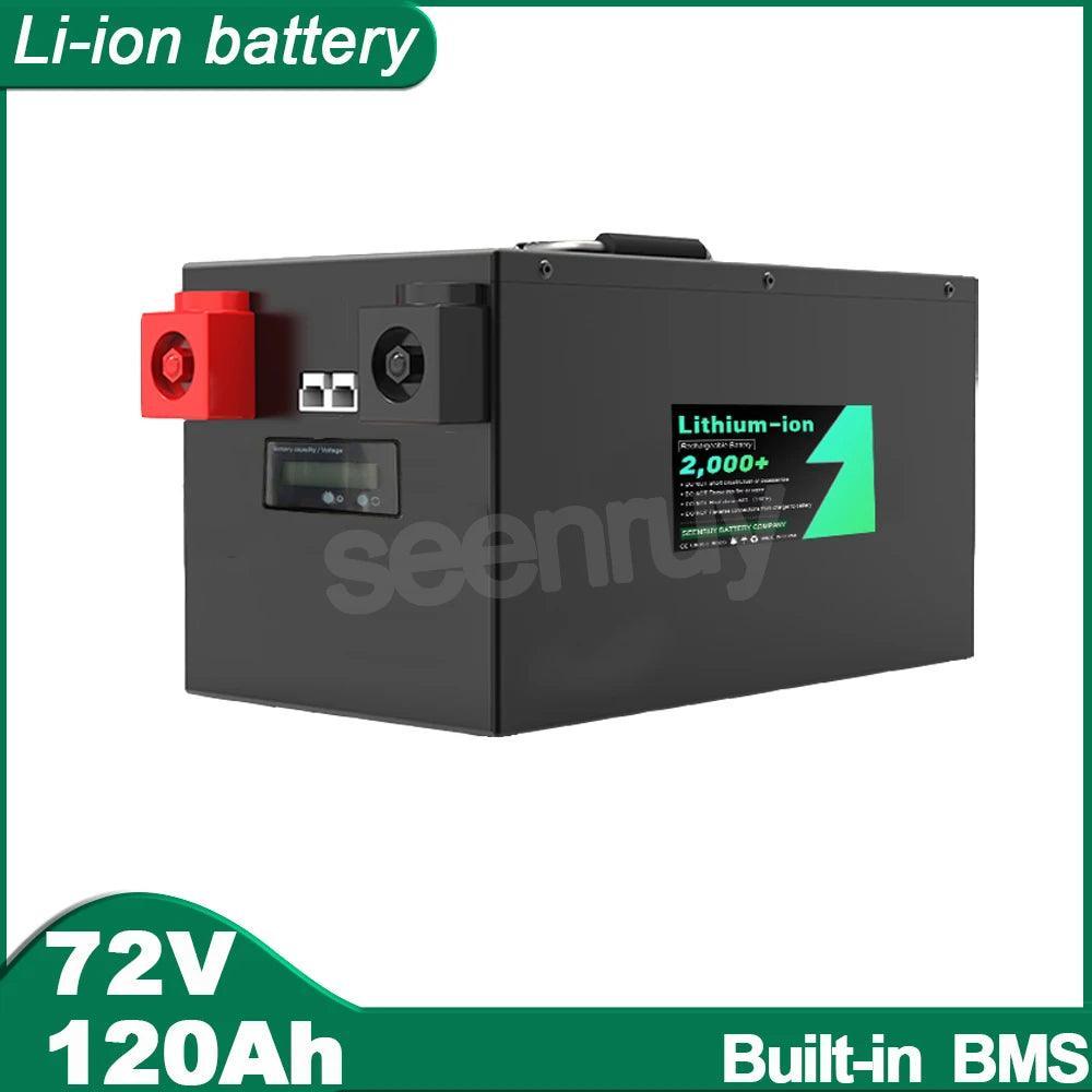 72V 100Ah Li ion With Charger 100A 150A Lithium Polymer Battery