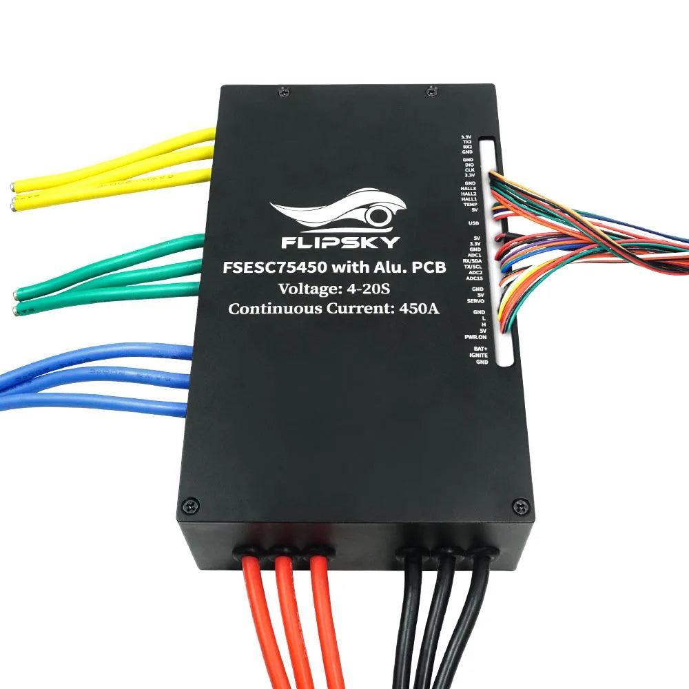 Flipsky Fsesc 75450 84v 450a Esc Base On Vesc With Aluminum Case Water