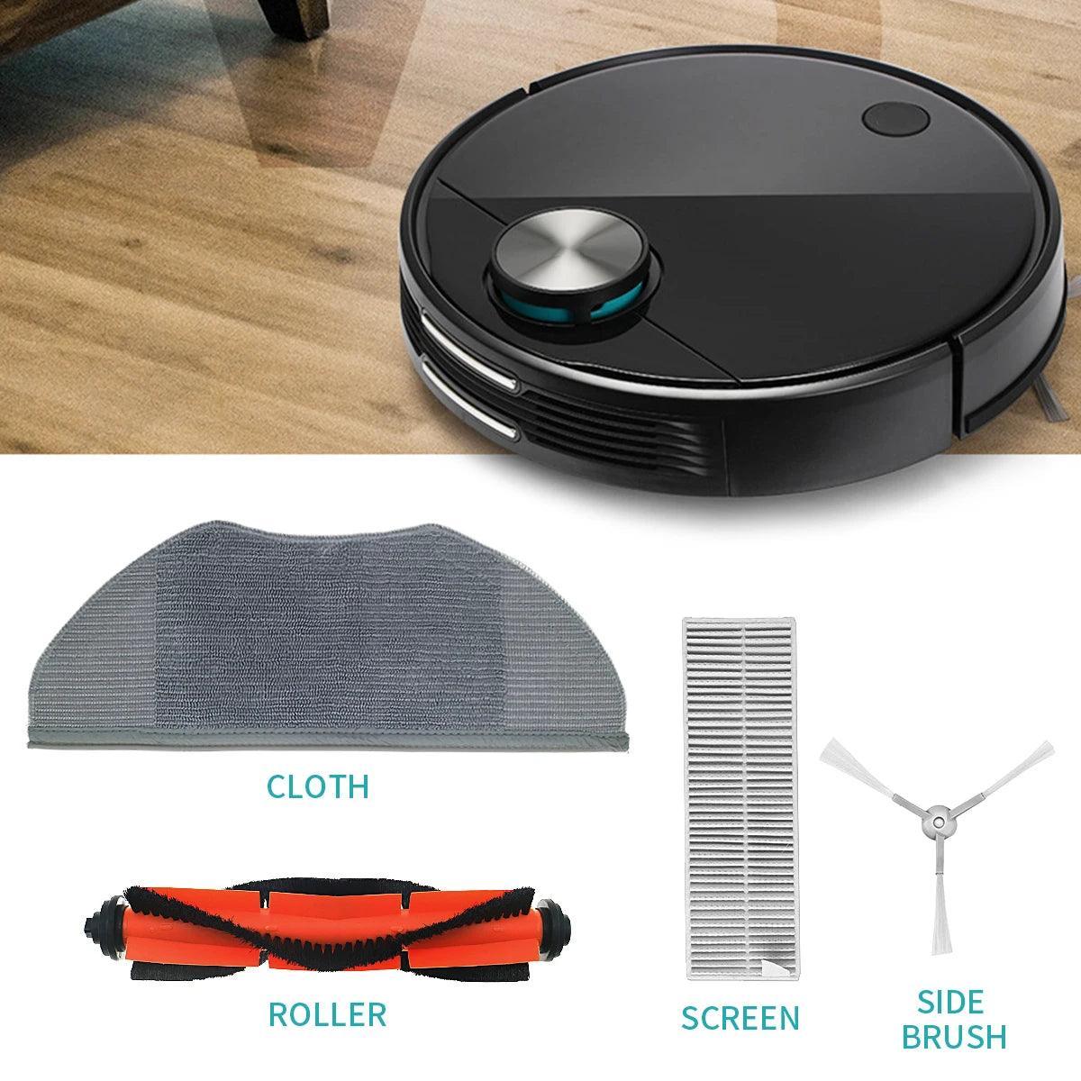 Roller Side Brush Hepa Filter Mop Cloth Bumper Stripe for Xiaomi Mi G1
