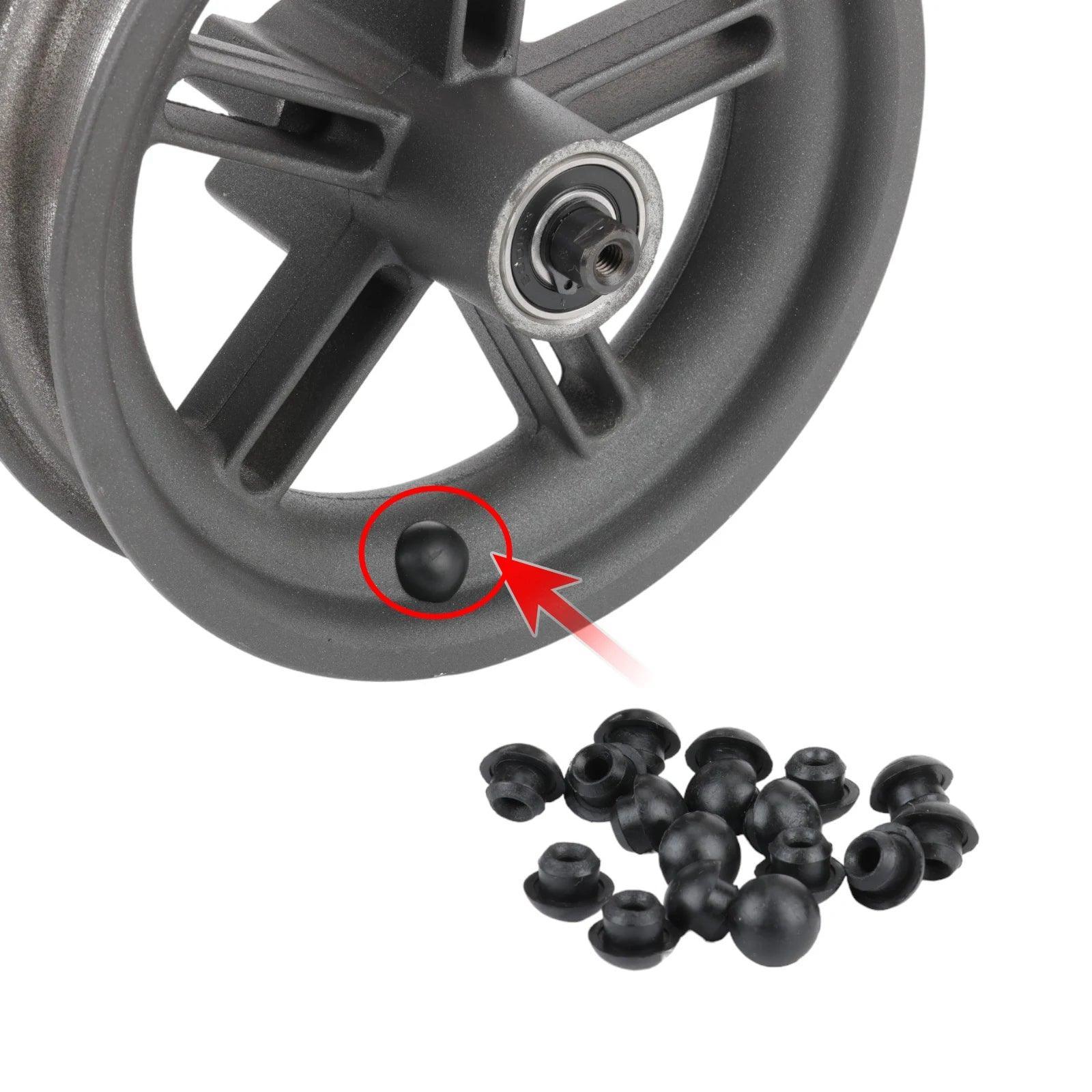 Solid Tire Wheel Hub Cap Rubber Plug for Xiaomi M365 Pro 1S Mi3