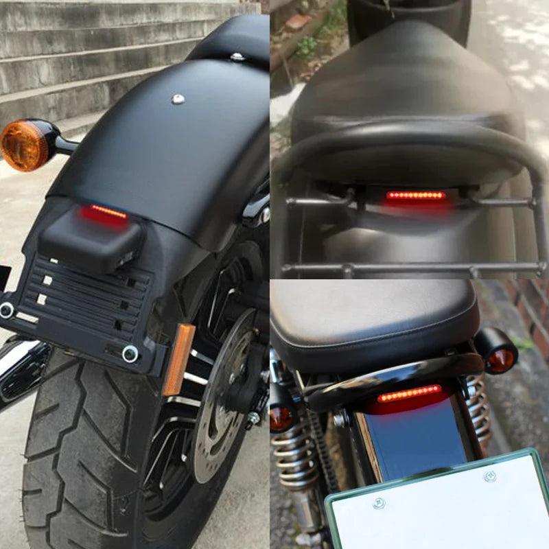 Motorcycle Tail Light LED Motorbike Rear Brake Lamp Stop Brake Light