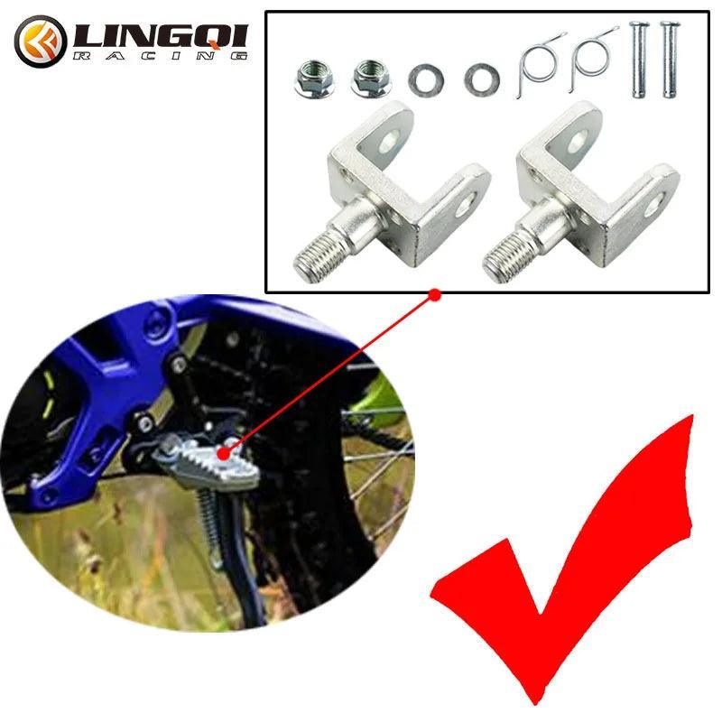 LESQUE Motorbike Aluminum Foot Pedal Connection Bracket  For SURRON