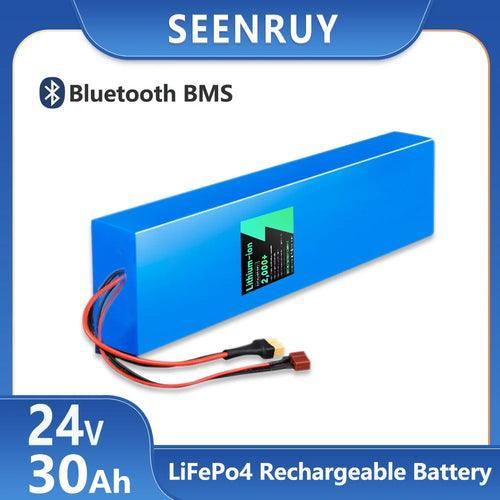 24v 30AH Li-ion Lithium Iron Phosphate Battery Pack Built in BMS