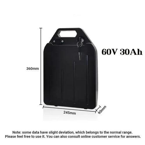 60V 50Ah 18650 Rechargeable Li Ion Battery for 1000w 1500w Citycoco X7