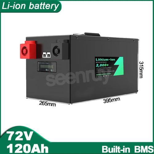 72V 100Ah Li ion With Charger 100A 150A Lithium Polymer Battery