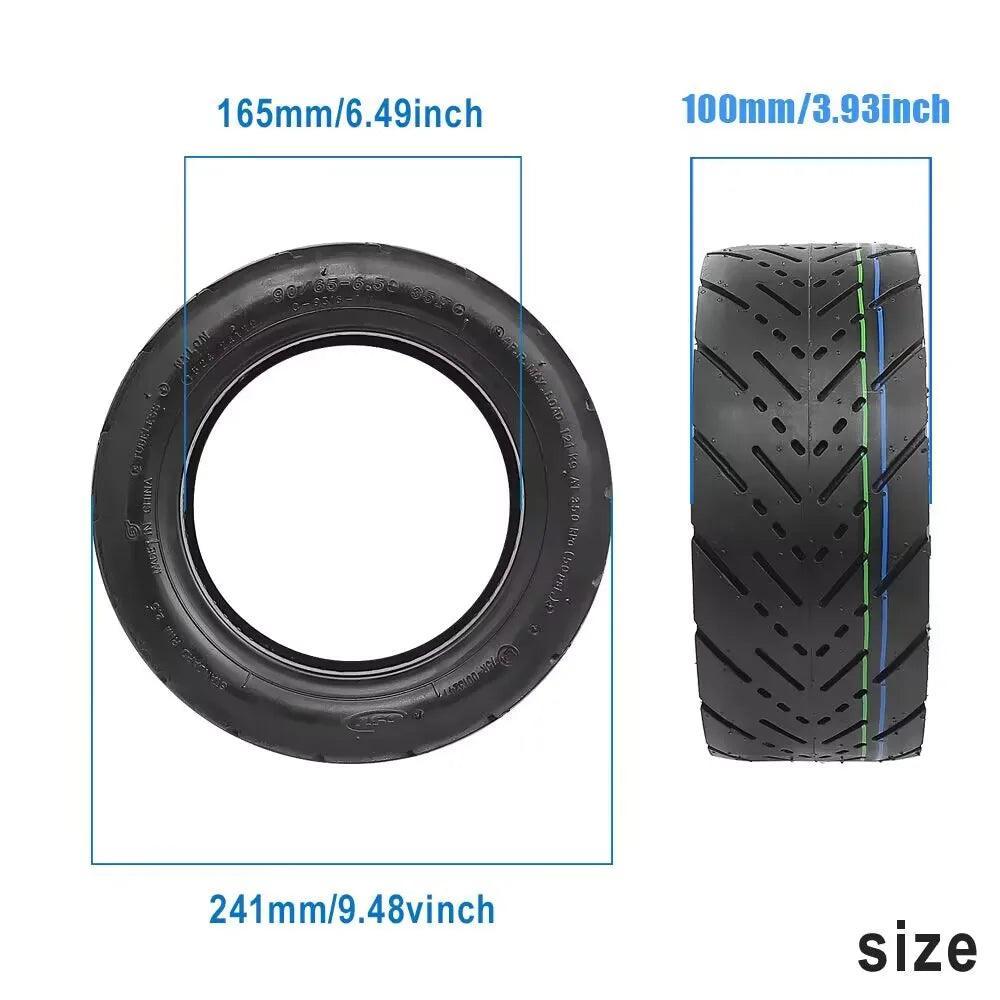 11 Inch Vacuum Tire 90/65-6.5 Self-healing Tubeless Tire with Glue for
