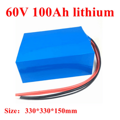 lithium 60V 100AH li ion battery With BMS for 3500W 6000W scooter AGV