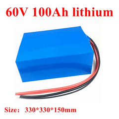 lithium 60V 100AH li ion battery With BMS for 3500W 6000W scooter AGV