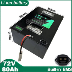 72V 80AH Li ion With Charger Lithium Polymer Battery Use For 6000W