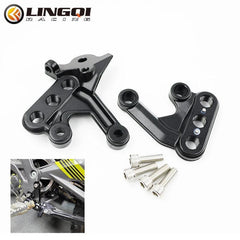 LINGQI RACING Motorcycle Foot Bracket Sur Ron Foot Pegs Bracket