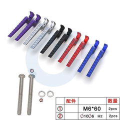 For Surron Passenger Foot Peg Extensions Extended Footpegs Motocross