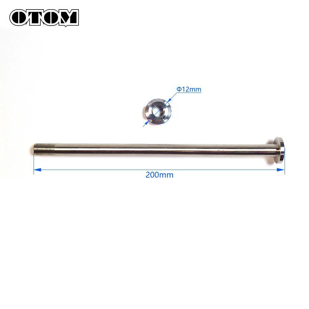 OTOM Motocross Rear Fork Mid.Shaft Swing Arm Axle With Nut Screw