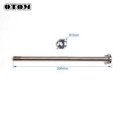 OTOM Motocross Rear Fork Mid.Shaft Swing Arm Axle With Nut Screw