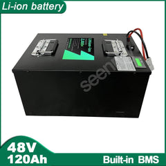 SEENRUY 48V 120AH  Li ion Lithium Polymer Battery Perfect For 4000W