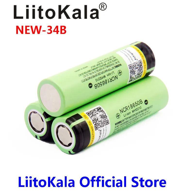 Hot LiitoKala New Original NCR18650B 34B 3.7V 18650 3400mAh
