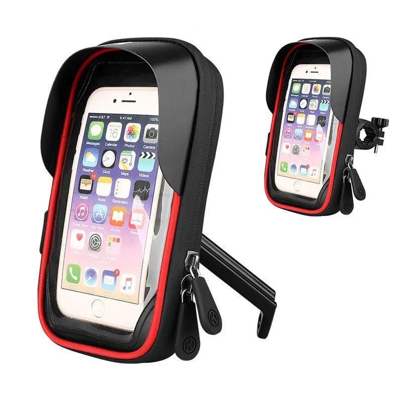 Waterproof Rainproof Bicycle Phone Holder Stand Motorcycle Handlebar