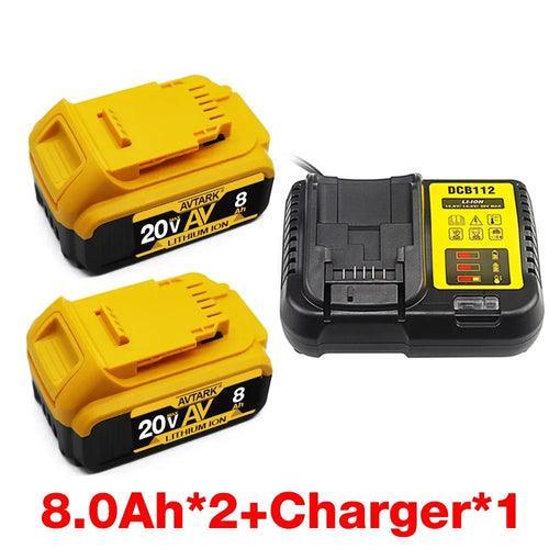 DCB200 20V Battery Compatible with dewalt power Tools 18V 12Ah