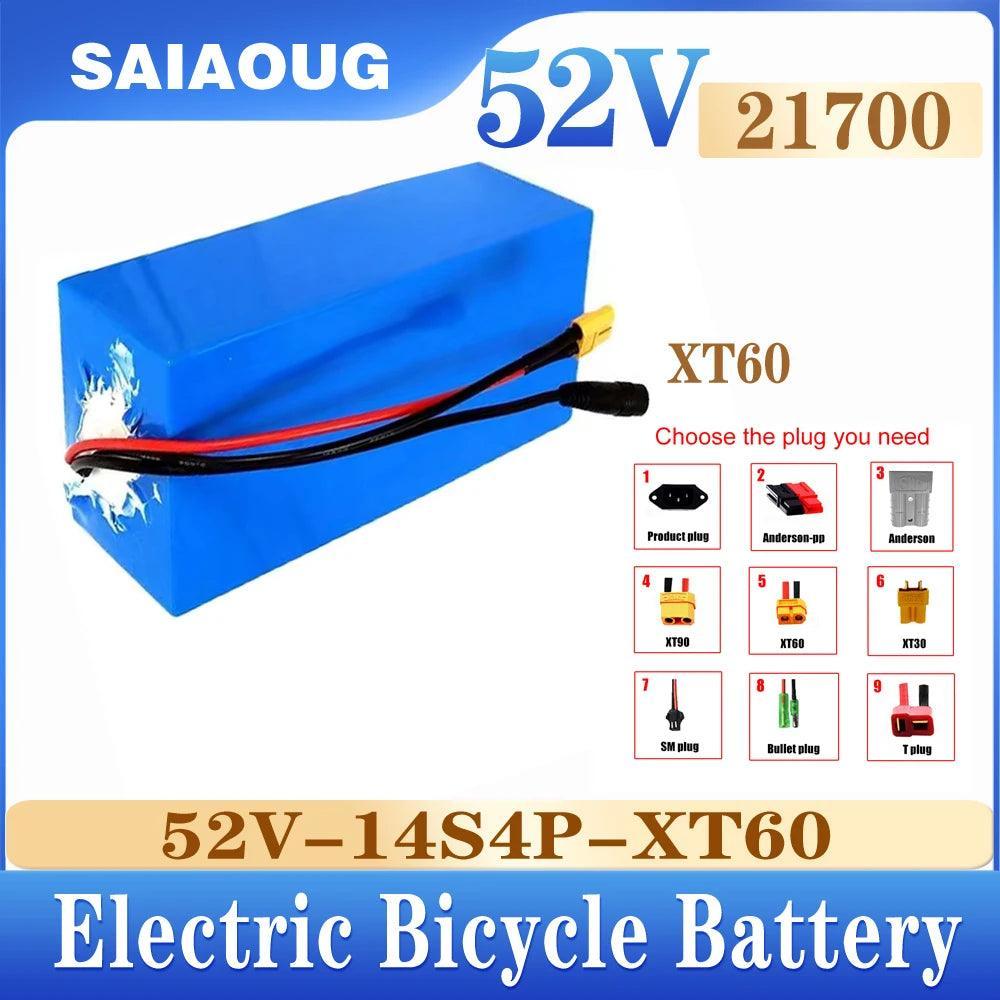 52v 21700 Li-ion Battery Pack Original Battery 20 30 35 40 45 50ah